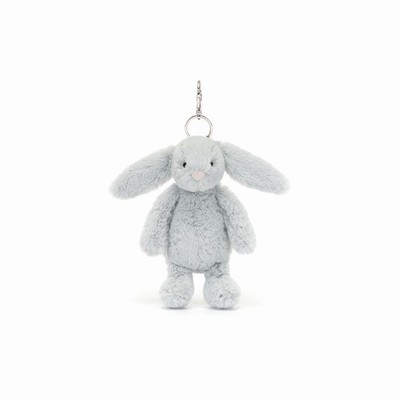 Jellycat Bashful Silver Bunny Bag Charm New Zealand | TVADF1704